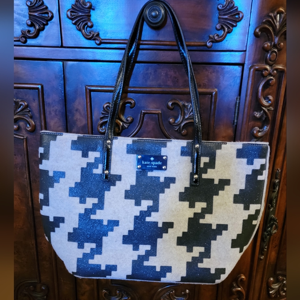 ‼️SOLD‼️Kate Spade Tote, Fabric, Like Brand New